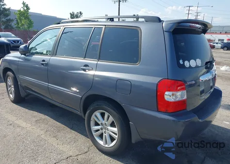 2007 Toyota Highlander Hybrid Limited V6 from USA, damaged, VIN JTEDW21A870019582